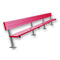 Jaypro Soccer Player Bench With Seat Back (Surface Mount)