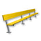 Jaypro Soccer Player Bench With Seat Back (Surface Mount)