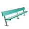 Jaypro Soccer Player Bench With Seat Back (Surface Mount)