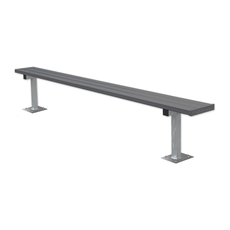 Banco de jugador de fútbol Jaypro (montaje en superficie)