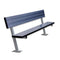 Jaypro Soccer Player Bench With Seat Back (Surface Mount)