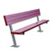 Jaypro Soccer Player Bench With Seat Back (Surface Mount)