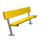 Jaypro Soccer Player Bench With Seat Back (Surface Mount)