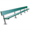 Jaypro Soccer Player Bench With Seat Back (Surface Mount)