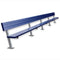 Jaypro Soccer Player Bench With Seat Back (Surface Mount)