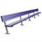 Jaypro Soccer Player Bench With Seat Back (Surface Mount)