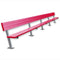 Jaypro Soccer Player Bench With Seat Back (Surface Mount)
