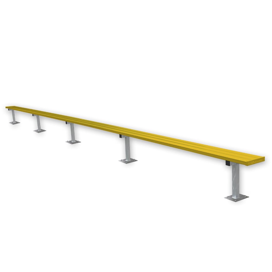 Banco de jugador de fútbol Jaypro (montaje en superficie)