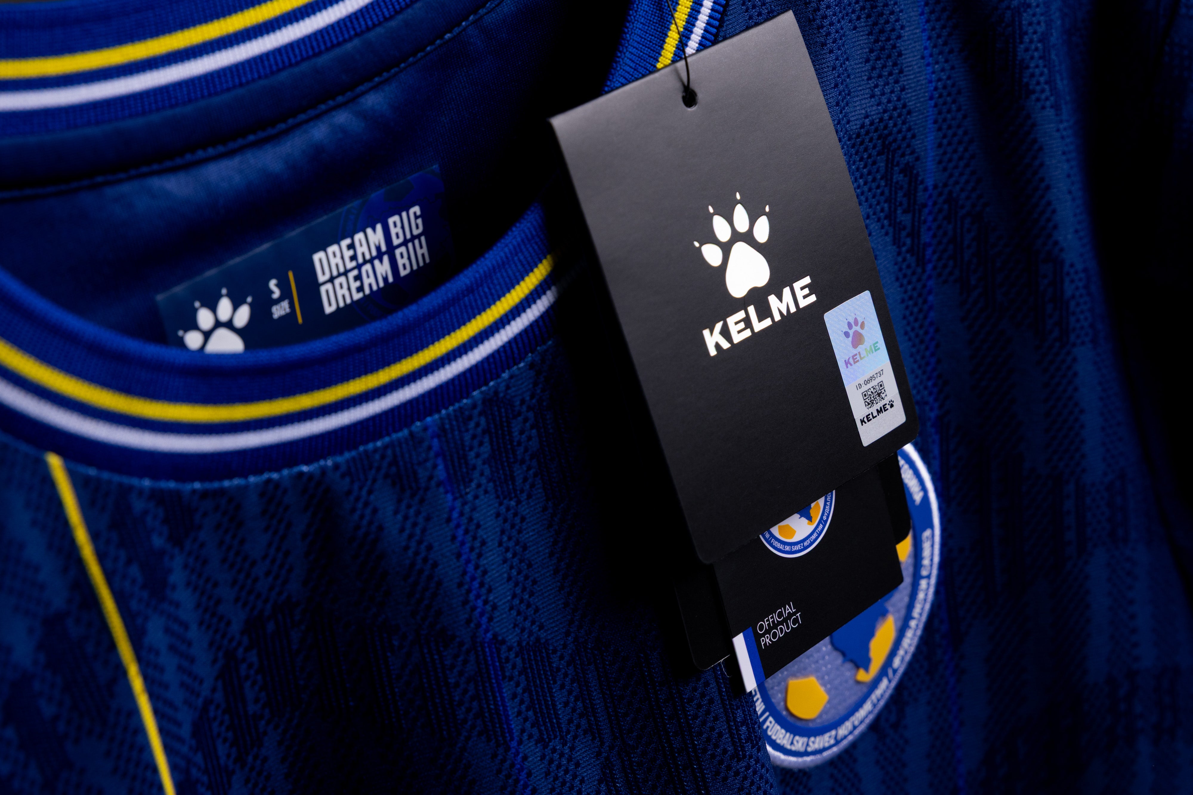Kelme 2026 Bosnia and Herzegovina Authentic World Cup Home Soccer Jersey