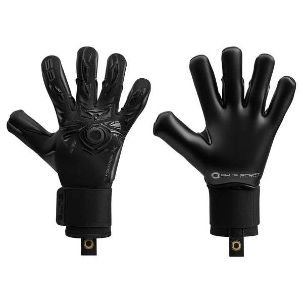 Elite Sport Revolution X Black v25 Goalkeeper Gloves