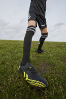 hummel Top Star Jr FG Soccer Cleats (black/yellow)-Soccer Command