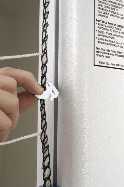 Bison Replacement Soccer Net Attachment Clips (set of 100)-Soccer Command