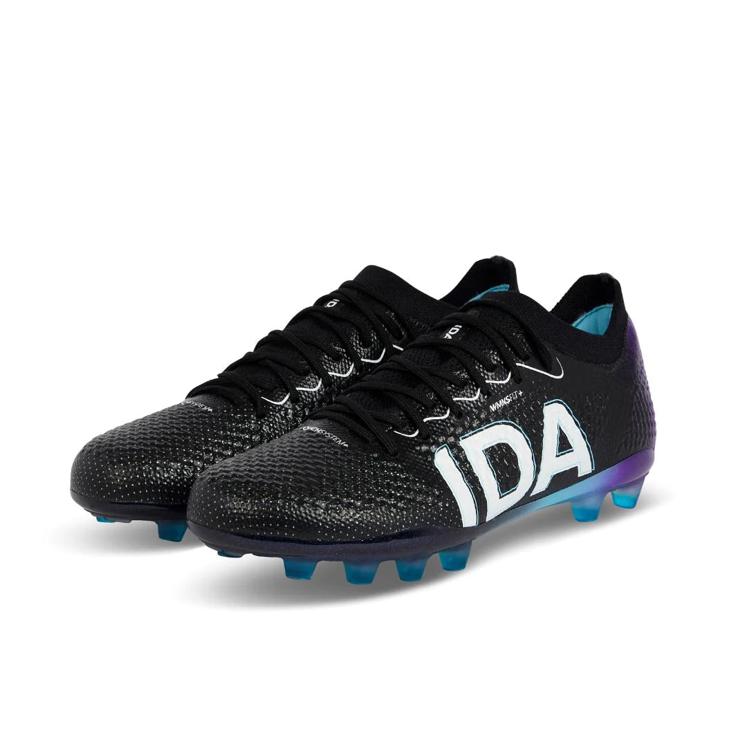 IDA Rise Elite Women's FG/AG Soccer Cleats (black/purple)-Soccer Command