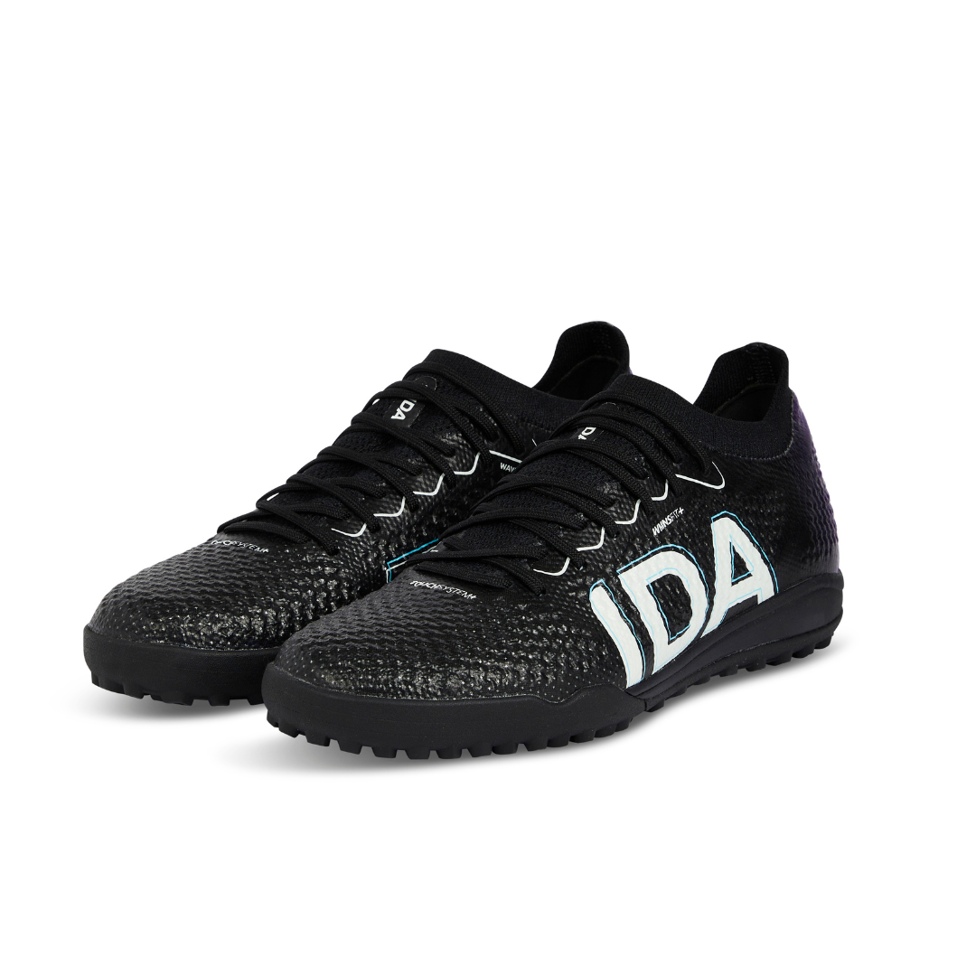 IDA Rise Women's Turf Soccer Shoes (black/purple)-Soccer Command