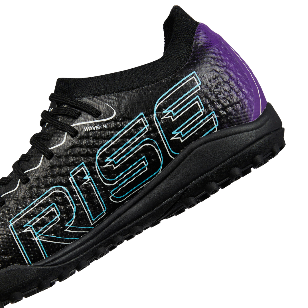IDA Rise Women's Turf Soccer Shoes (black/purple)-Soccer Command