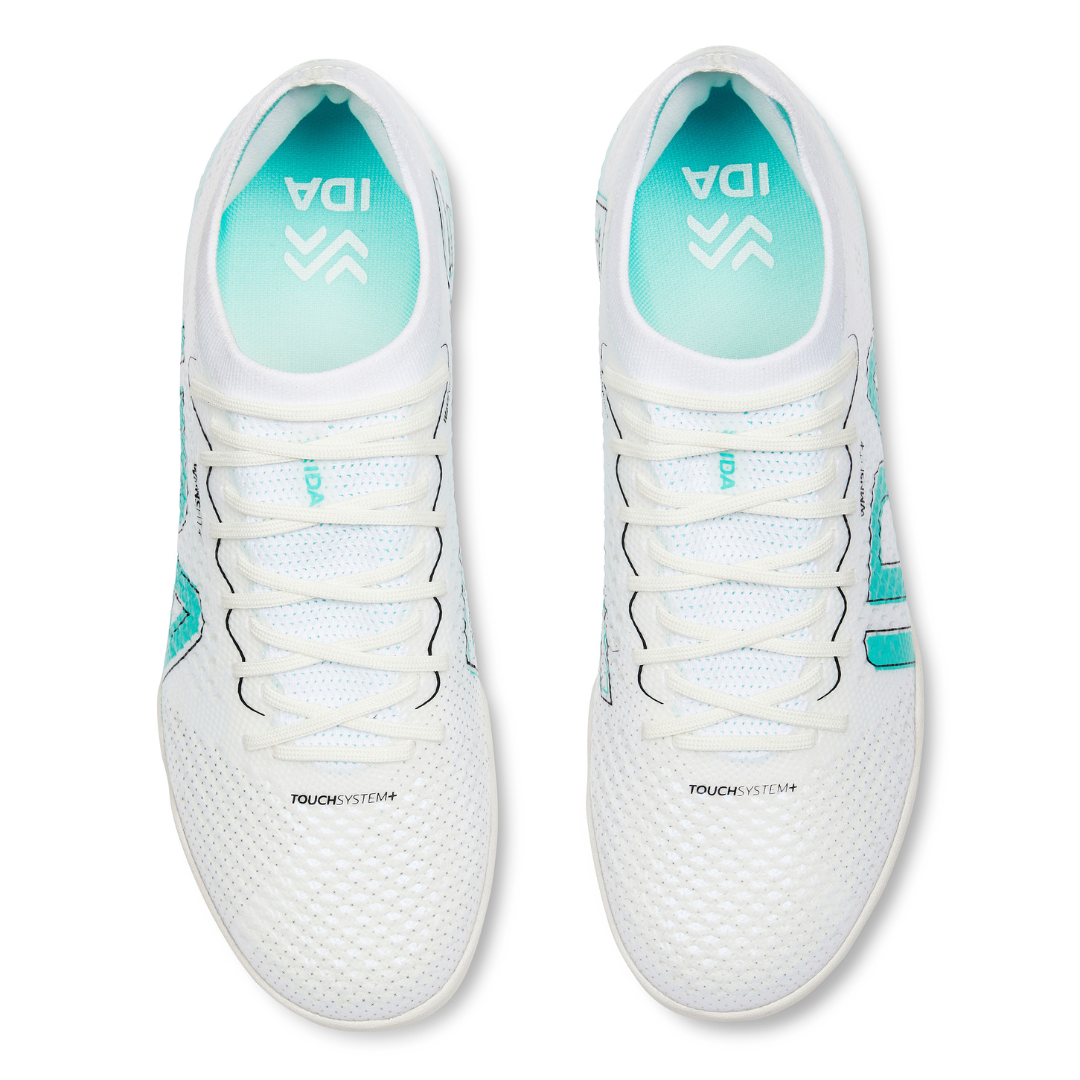 IDA Rise Women's Turf Soccer Shoes (white/teal)-Soccer Command