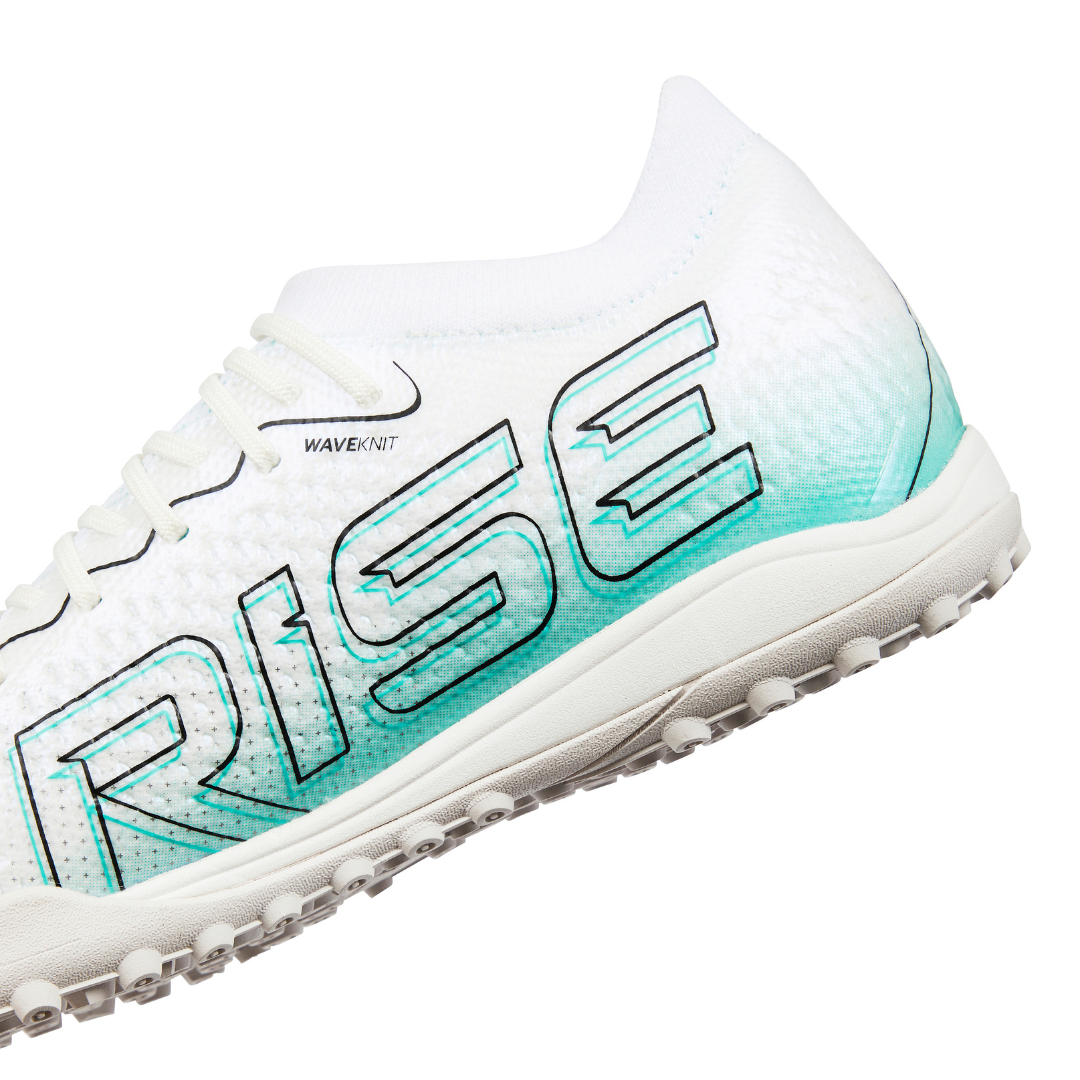 IDA Rise Women's Turf Soccer Shoes (white/teal)-Soccer Command