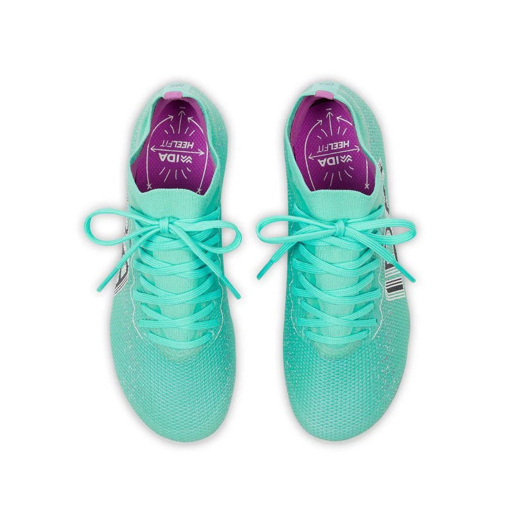 Botas de fútbol IDA Youth Next Gen para niñas (verde azulado)