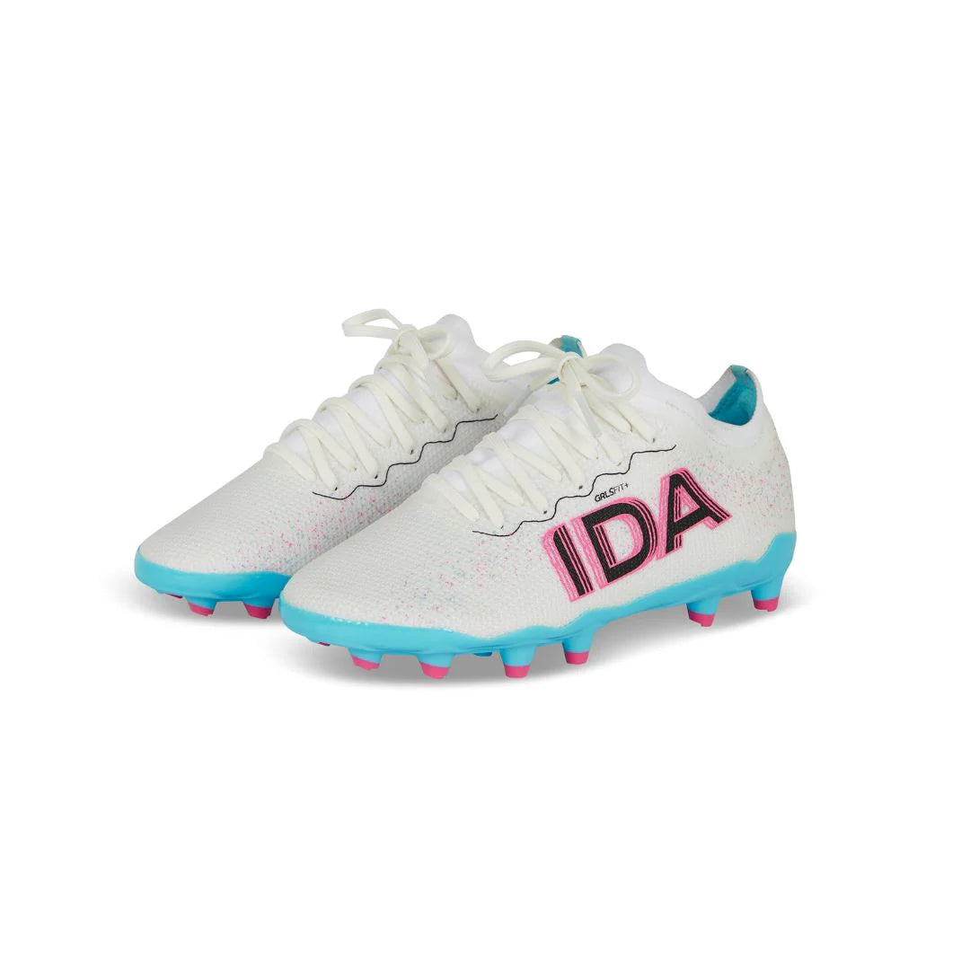 Botas de fútbol IDA Youth Next Gen para niña (blancas)