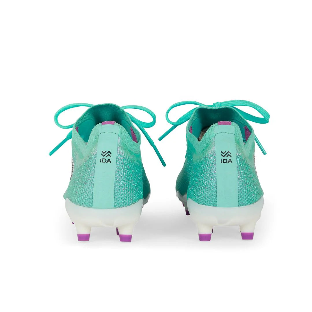 Botas de fútbol IDA Youth Next Gen para niñas (verde azulado)