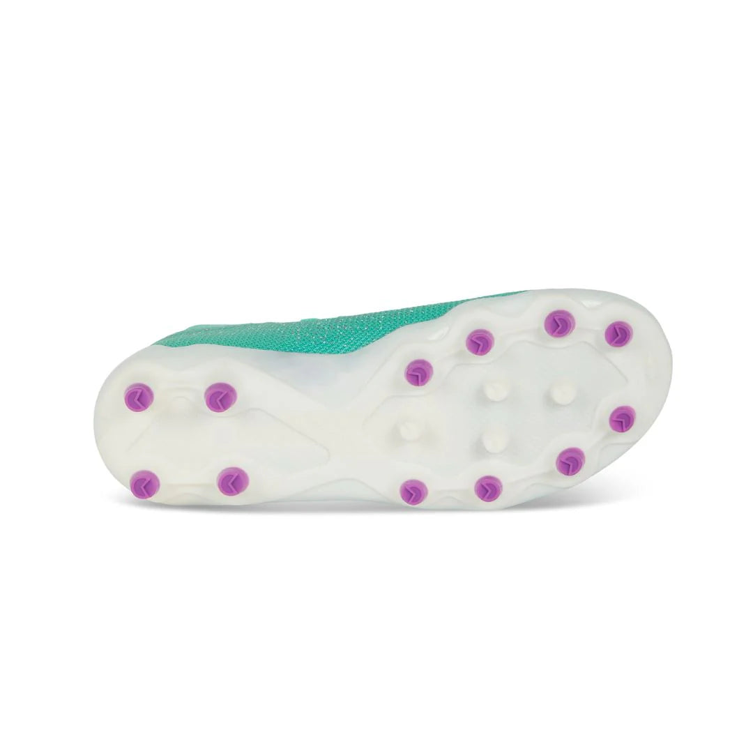 Botas de fútbol IDA Youth Next Gen para niñas (verde azulado)