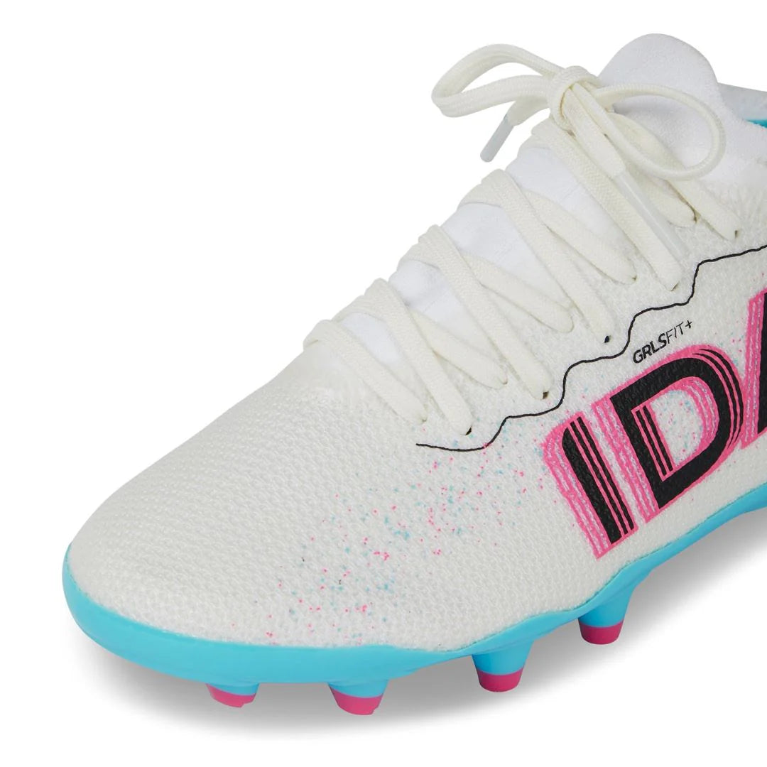 Botas de fútbol IDA Youth Next Gen para niña (blancas)