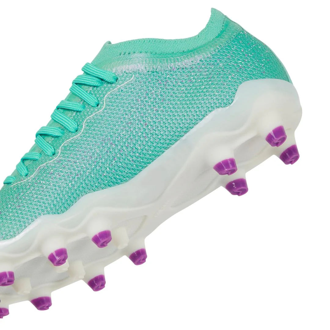 Botas de fútbol IDA Youth Next Gen para niñas (verde azulado)