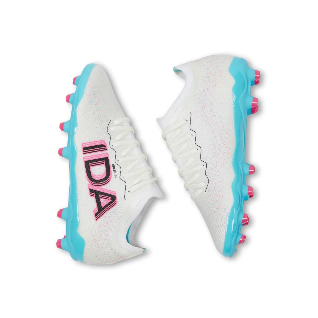 Botas de fútbol IDA Youth Next Gen para niña (blancas)