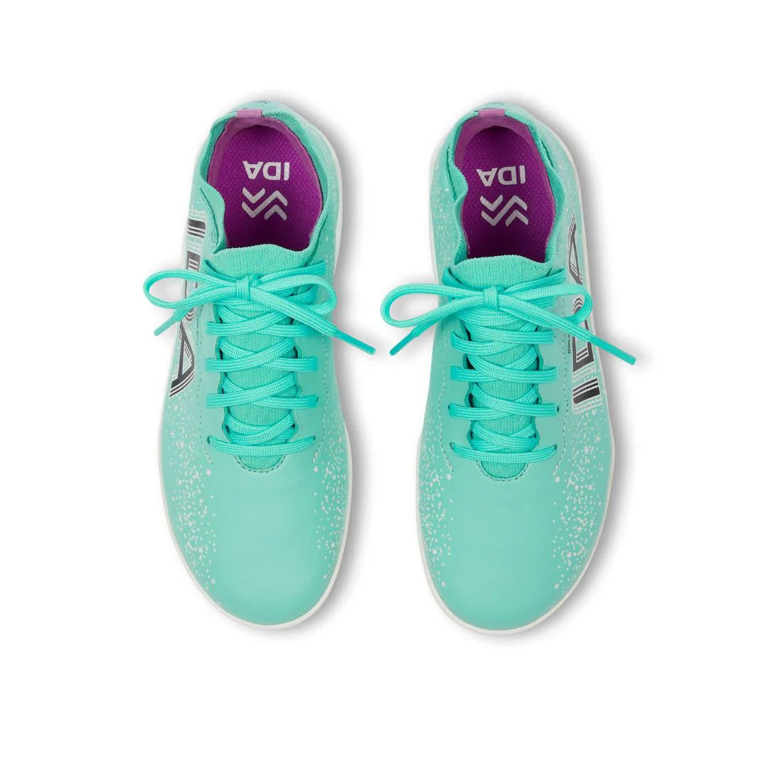 Zapatillas de fútbol sala para niña IDA Youth Travel (verde azulado)