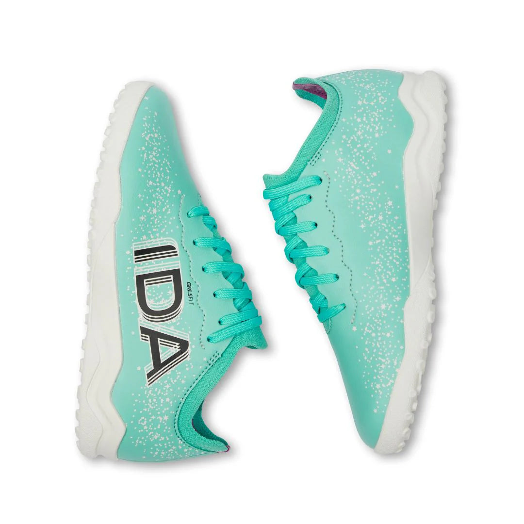 Zapatillas de fútbol sala para niña IDA Youth Travel (verde azulado)