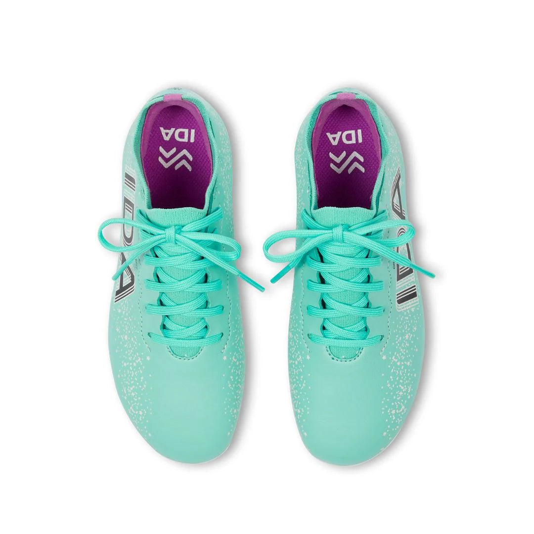 Botas de fútbol para niñas IDA Youth Travel (verde azulado)
