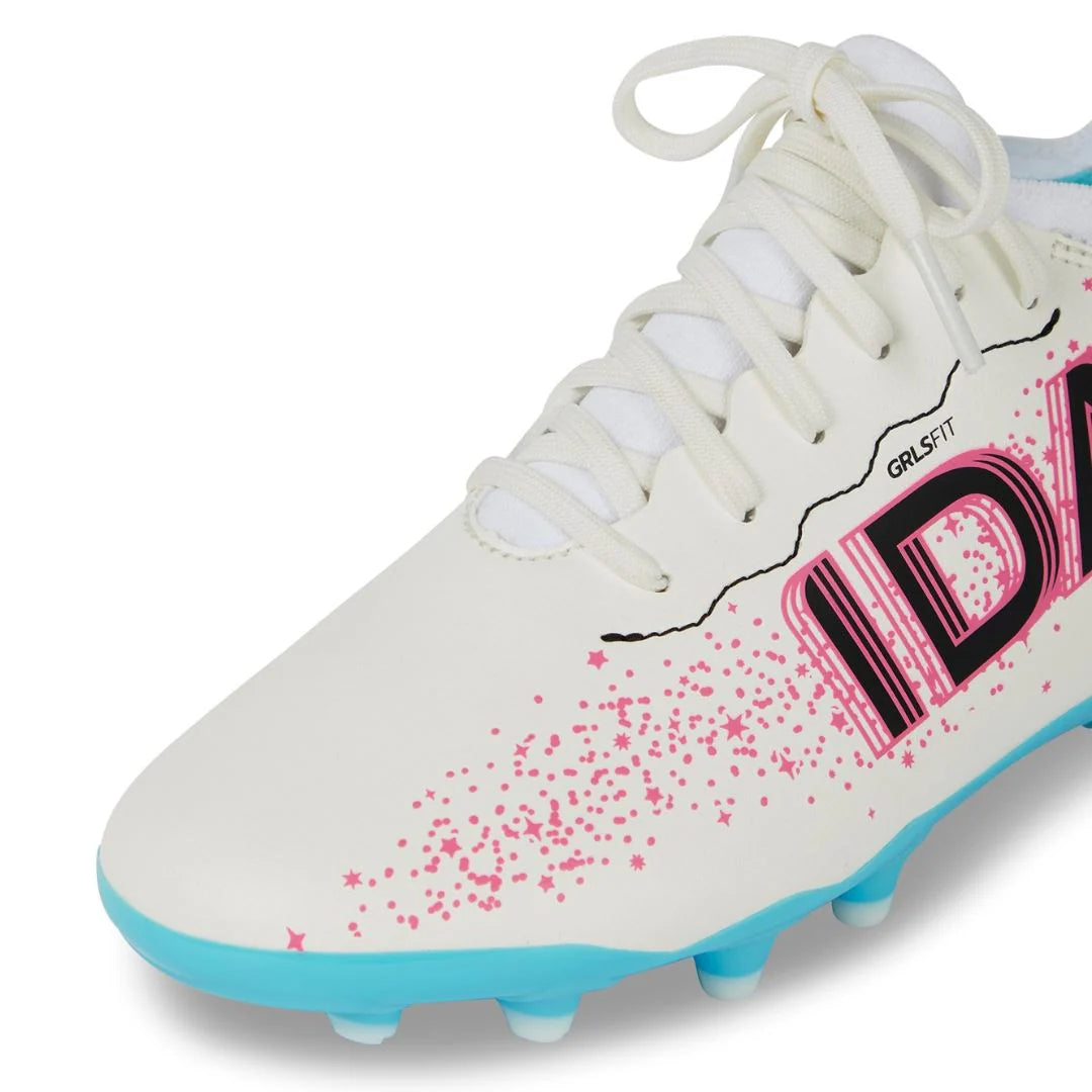 Botas de fútbol para niña IDA Youth Travel (blancas)