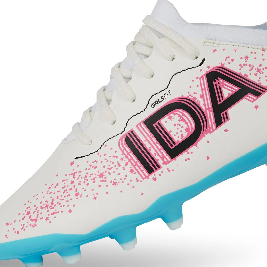 Botas de fútbol para niña IDA Youth Travel (blancas)