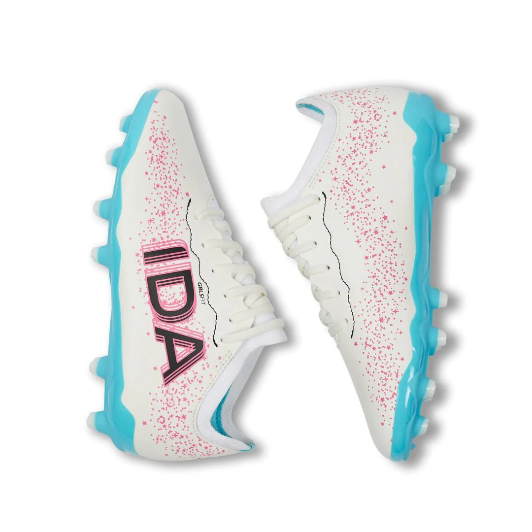 Botas de fútbol para niña IDA Youth Travel (blancas)
