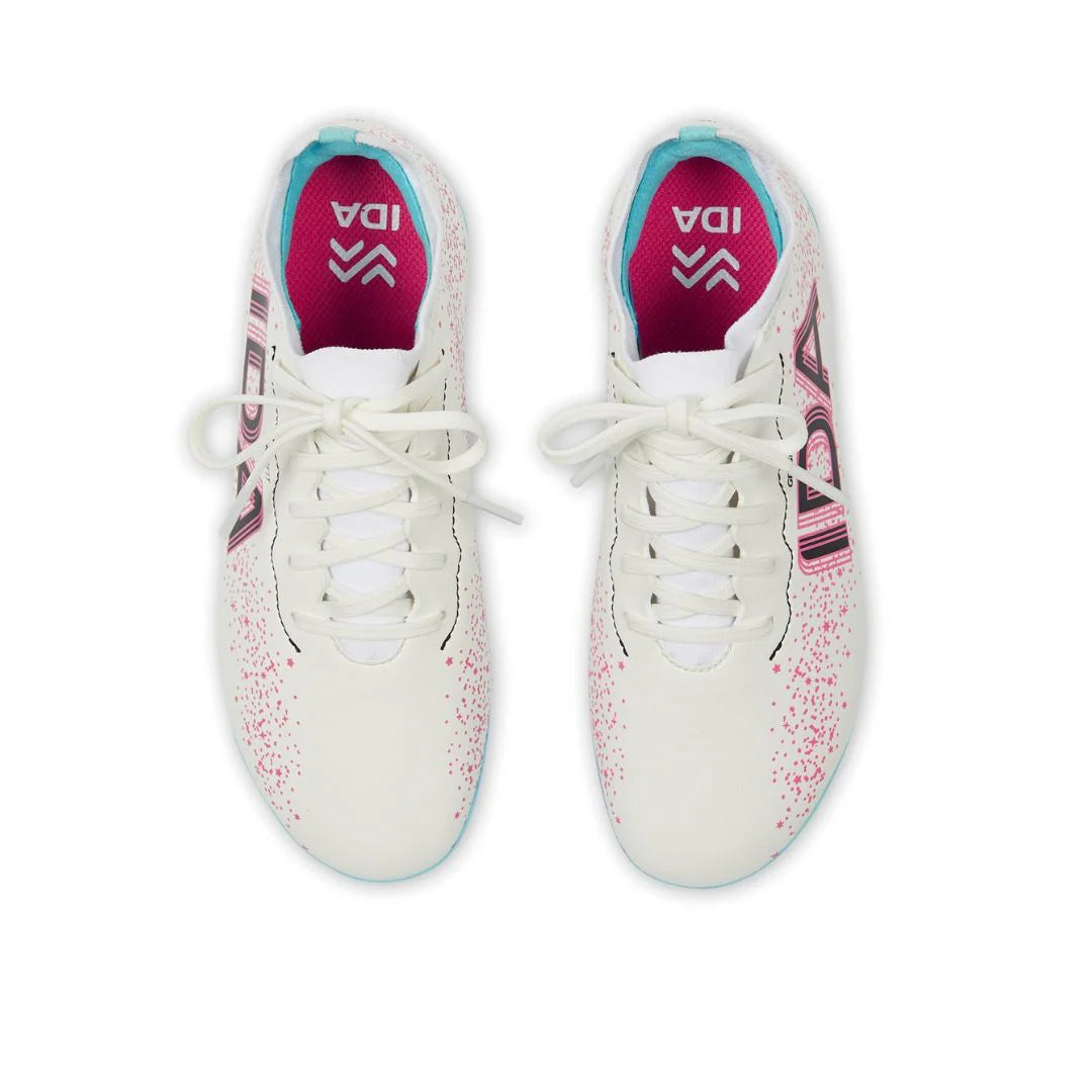 Botas de fútbol para niña IDA Youth Travel (blancas)