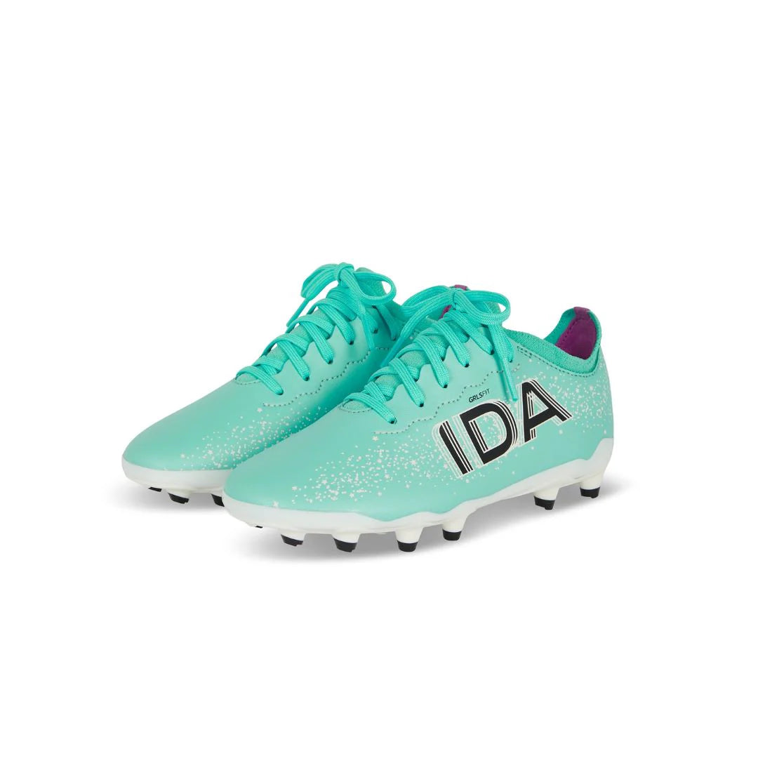 Botas de fútbol para niñas IDA Youth Travel (verde azulado)