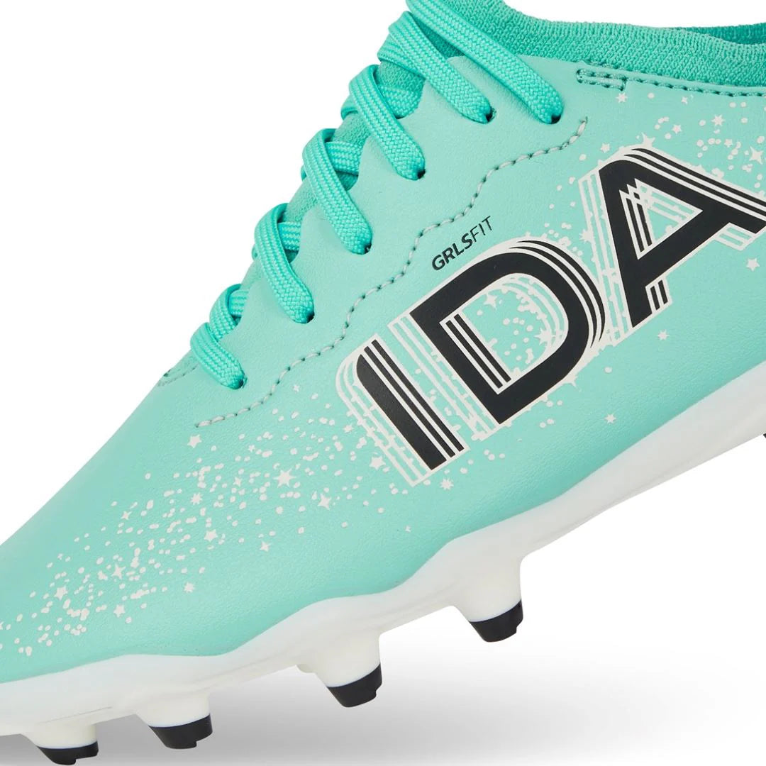 Botas de fútbol para niñas IDA Youth Travel (verde azulado)
