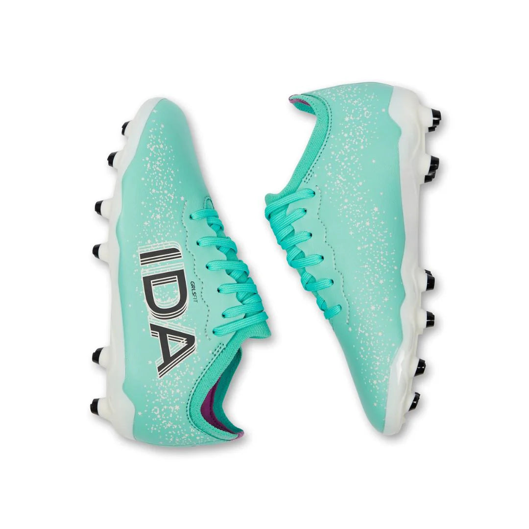 Botas de fútbol para niñas IDA Youth Travel (verde azulado)