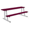 Jaypro 7.5' Outdoor Scorer Table With Bench (Portable)