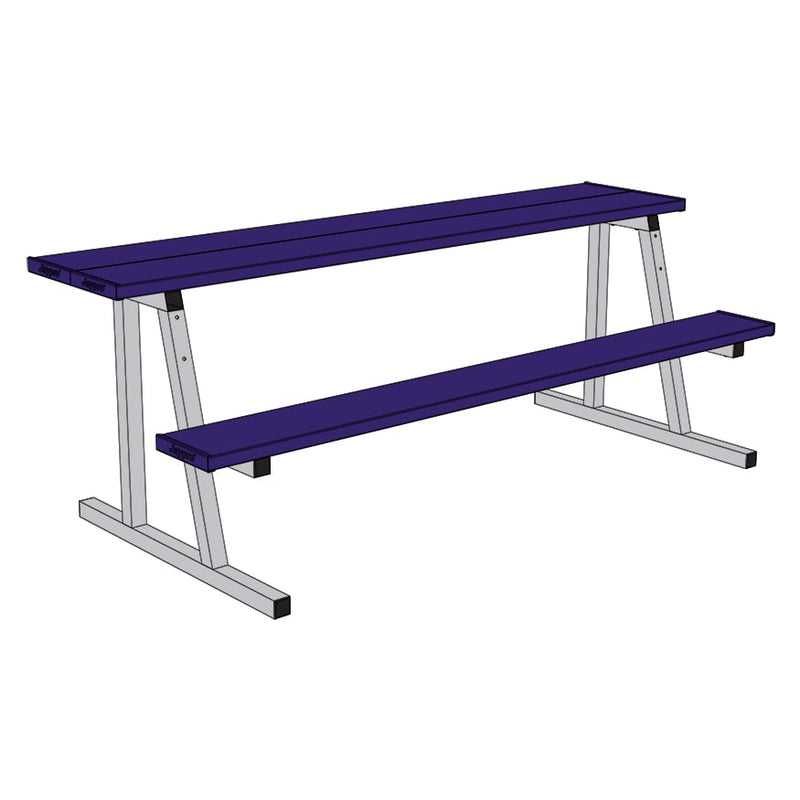Jaypro 7.5' Outdoor Scorer Table With Bench (Portable)