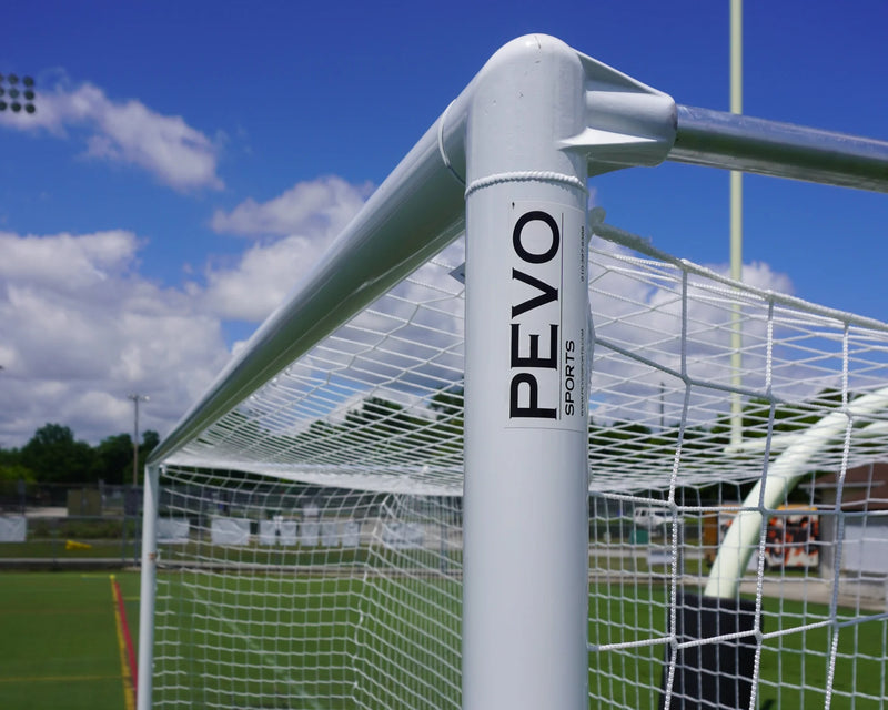 8' x 24' Pevo Stadium Series Soccer Goals with Backstays (pair)
