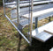 Jaypro Soccer Enclosed Bleacher (5 Row - Single Foot Plank with Chain Link Rail)