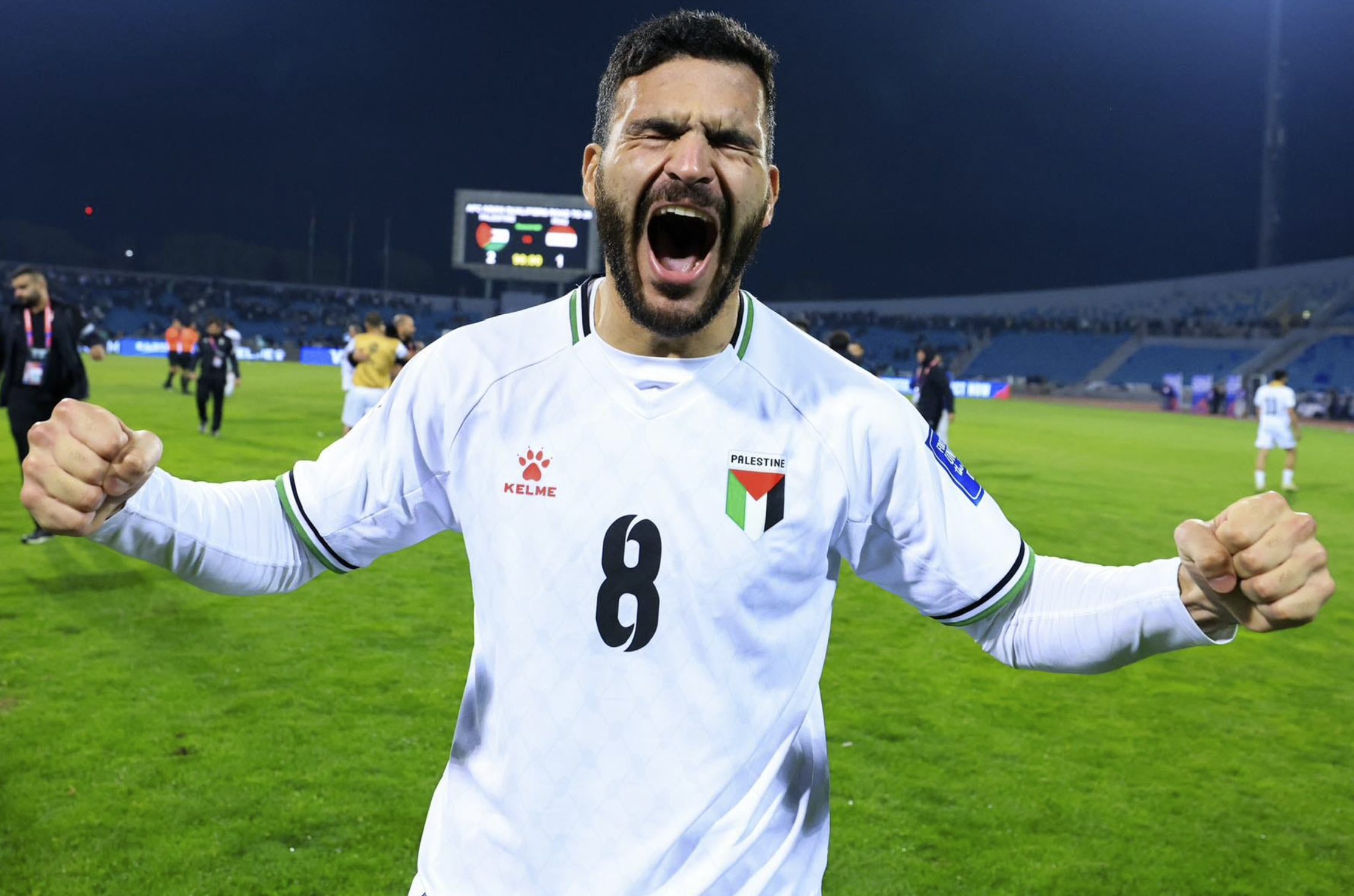 Camiseta de fútbol visitante de Palestina Kelme 24/25