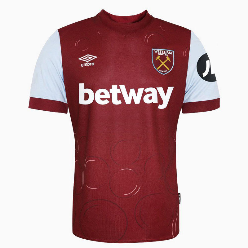 Umbro 23 24 West Ham Home Jersey Soccer Command