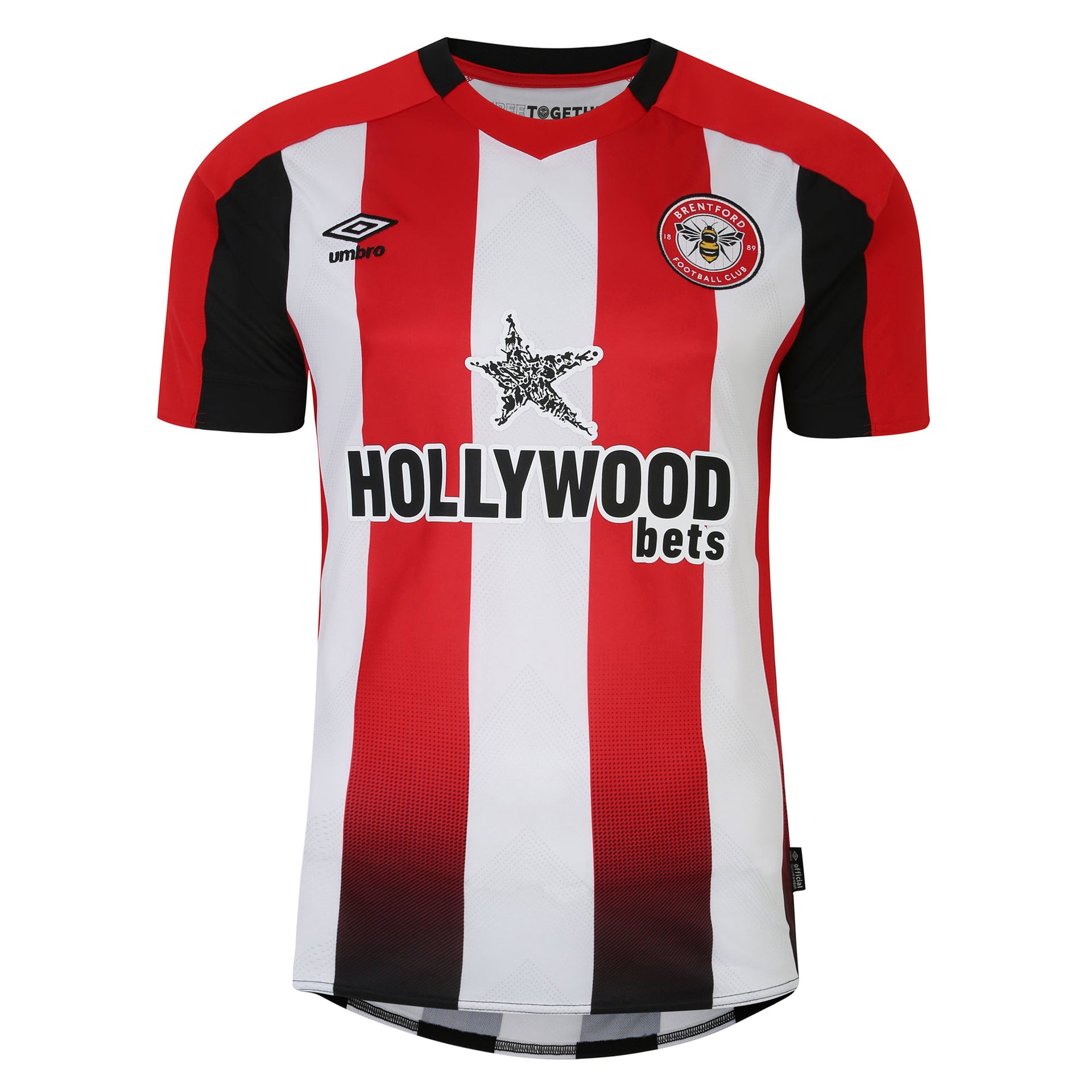FC Brentford Maillot D'Accueil 23 24 Umbro B.F.C. Maillot Des
