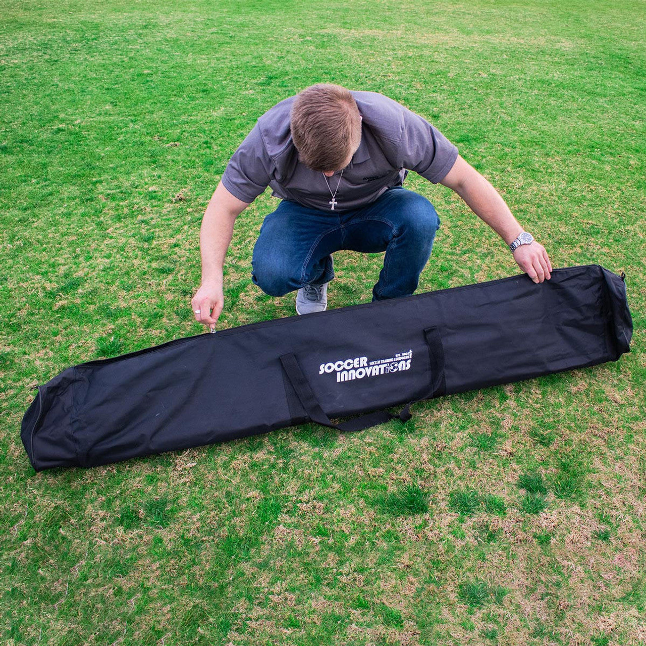 Bolsa de transporte para banderines de córner/postes de agilidad de Soccer Innovations