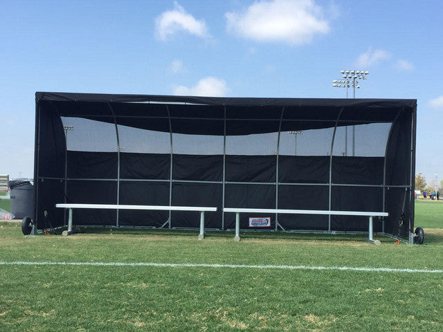 Refugio para banca de fútbol del equipo MVP IV de Soccer Innovations