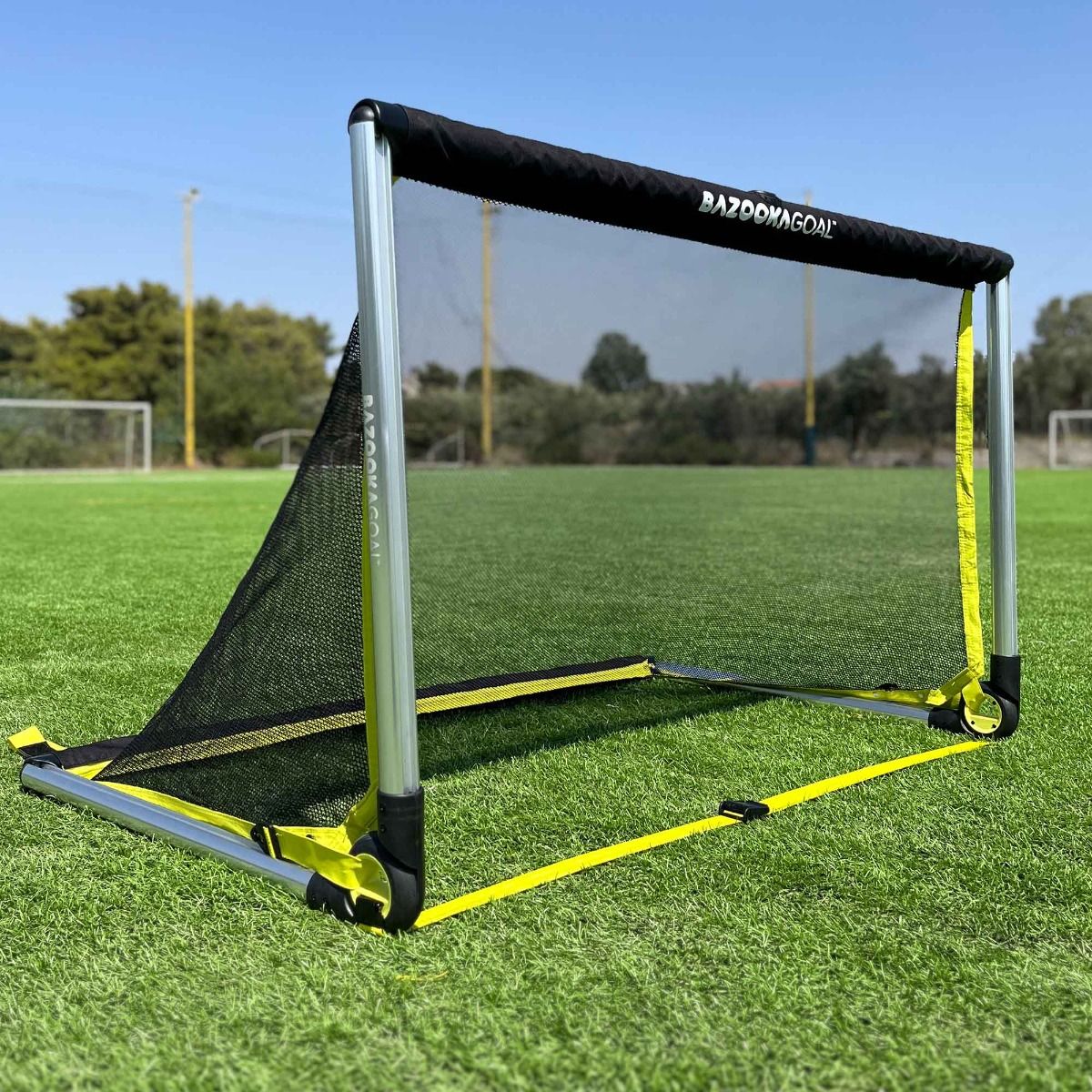 BazookaGoal 5'x3' Aluminum Portable Soccer Goals (4-pack)