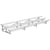 Jaypro Soccer Tip & Roll Bleacher (3 Row - Double Foot Plank)
