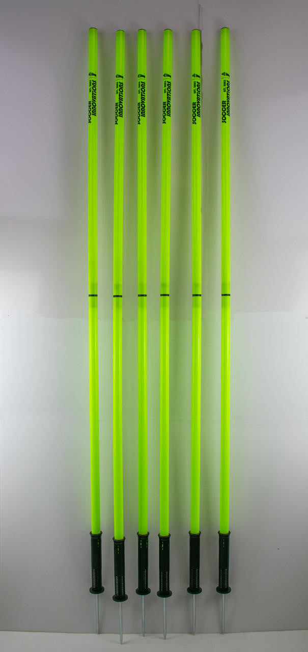 Juego de postes de agilidad plegables de 1 pulgada de Soccer Innovations